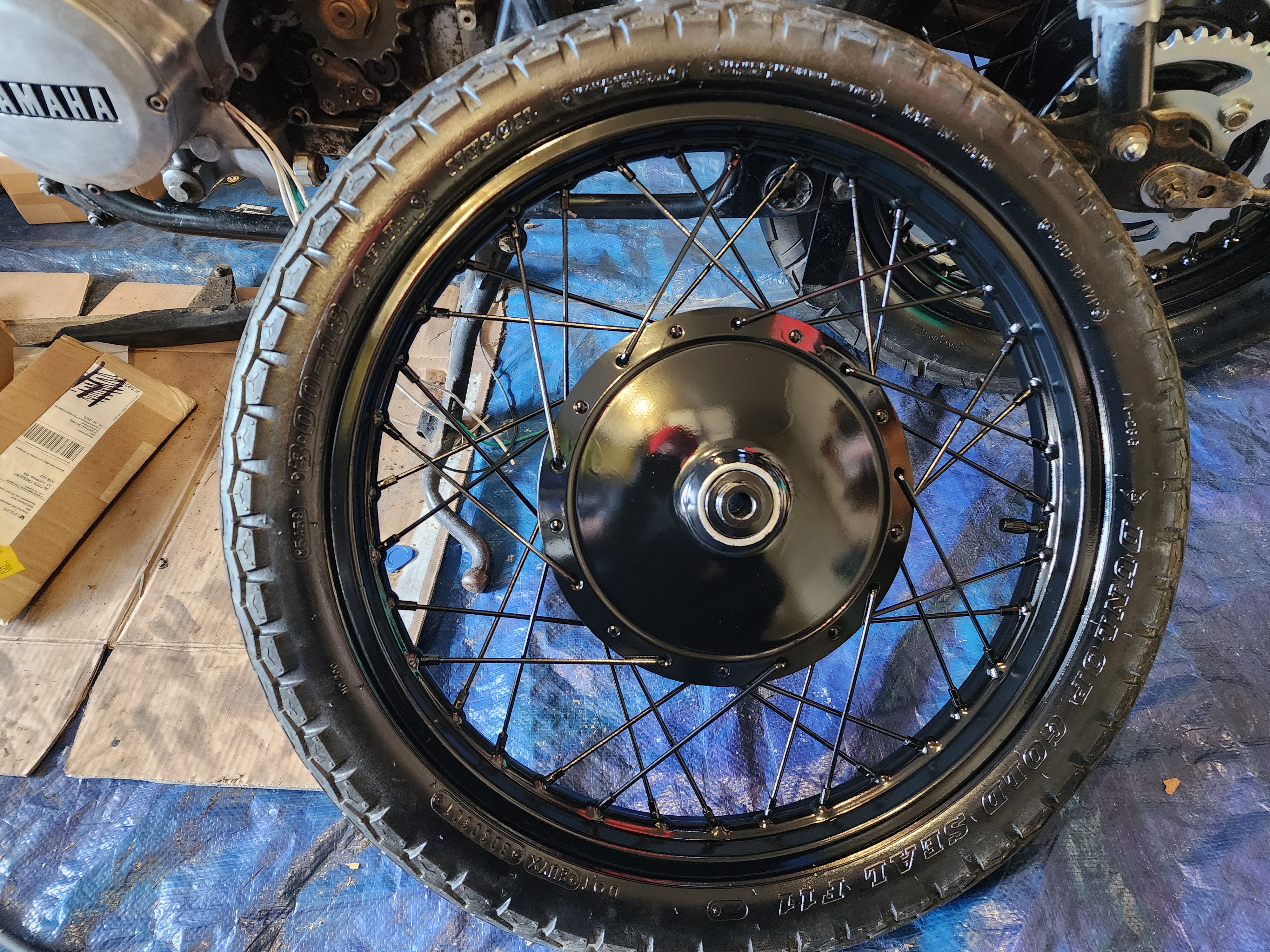 Front wheel painted (2)