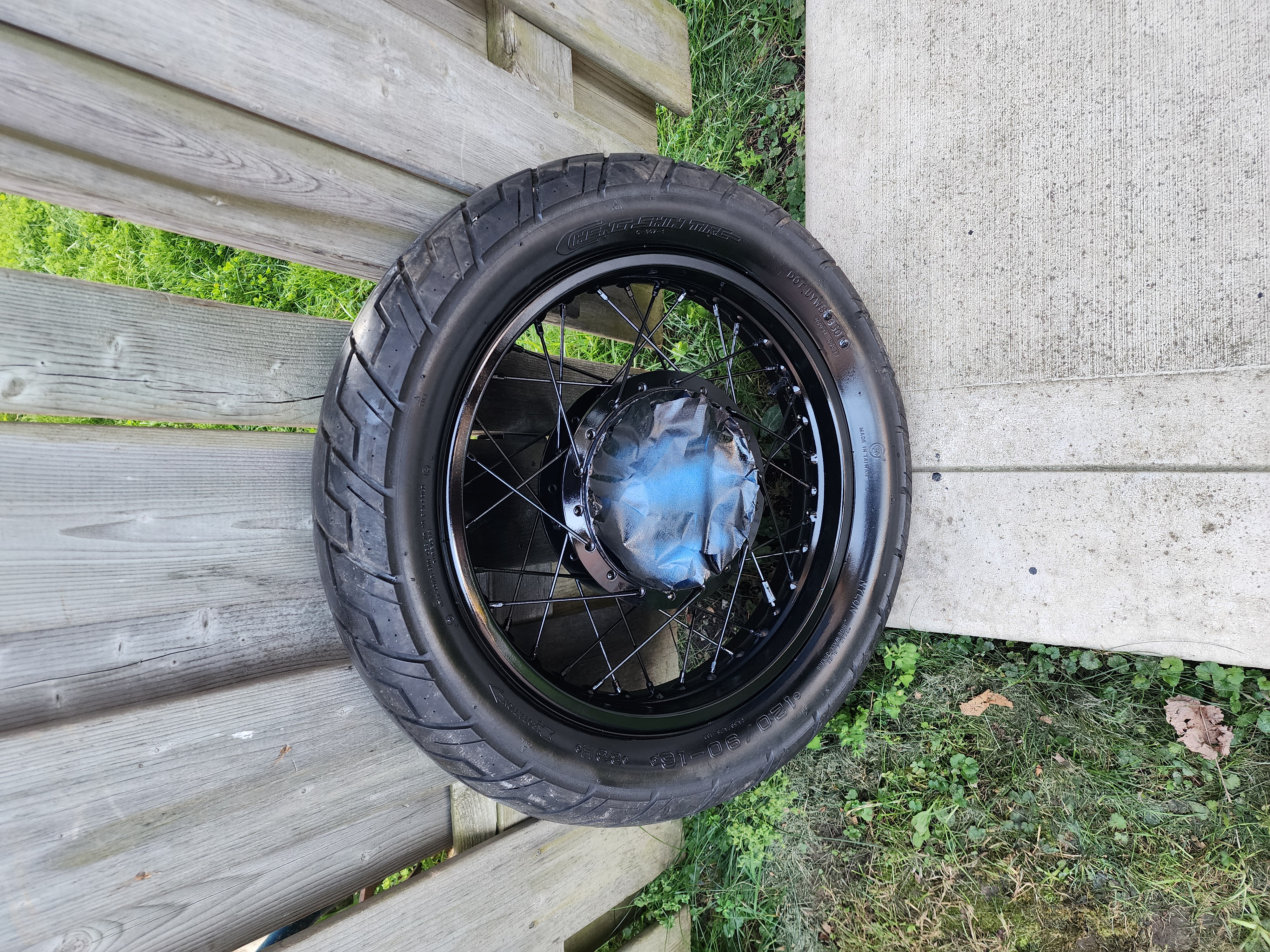 Painted Rear Wheel