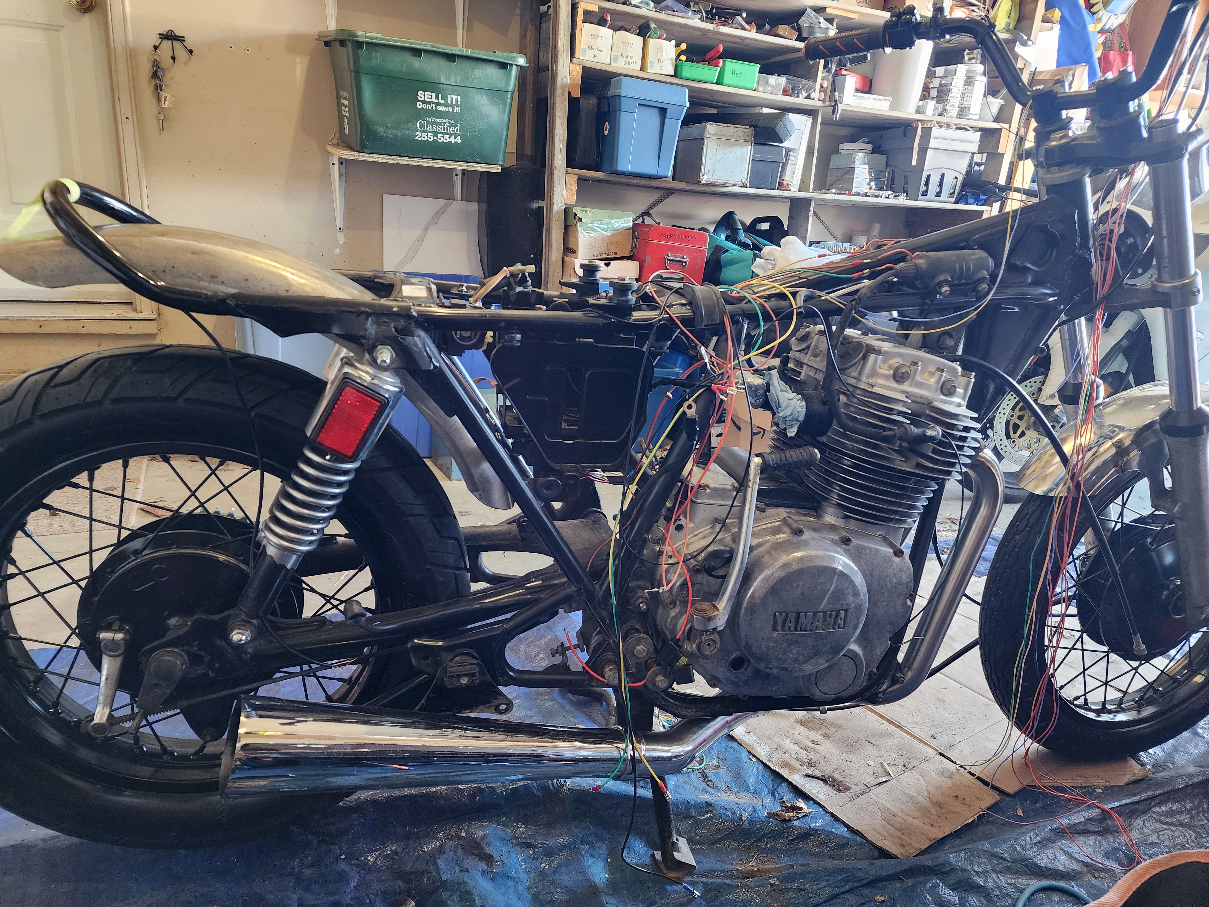 Rear fender mock-up