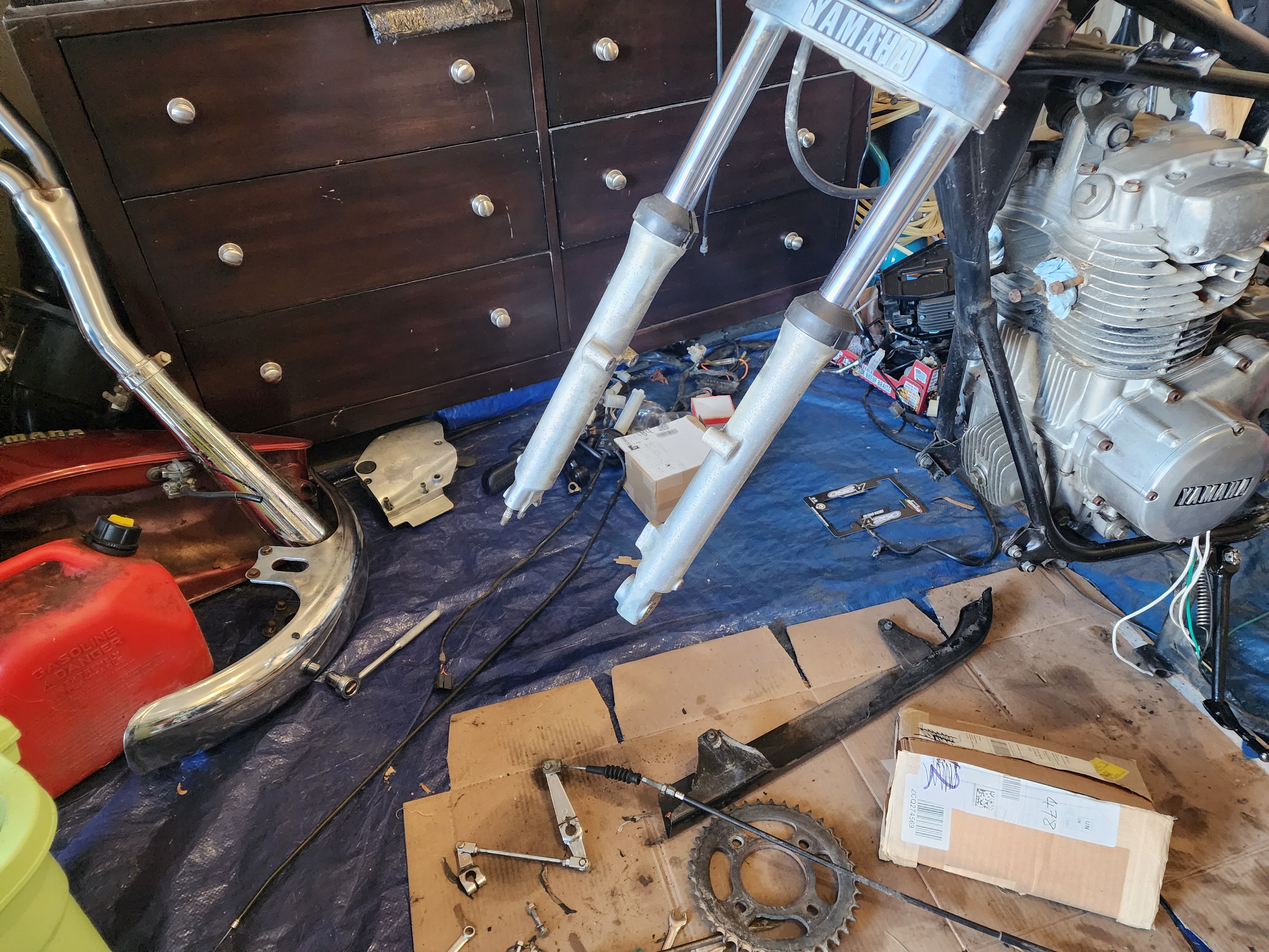 Removing Front Wheel 2