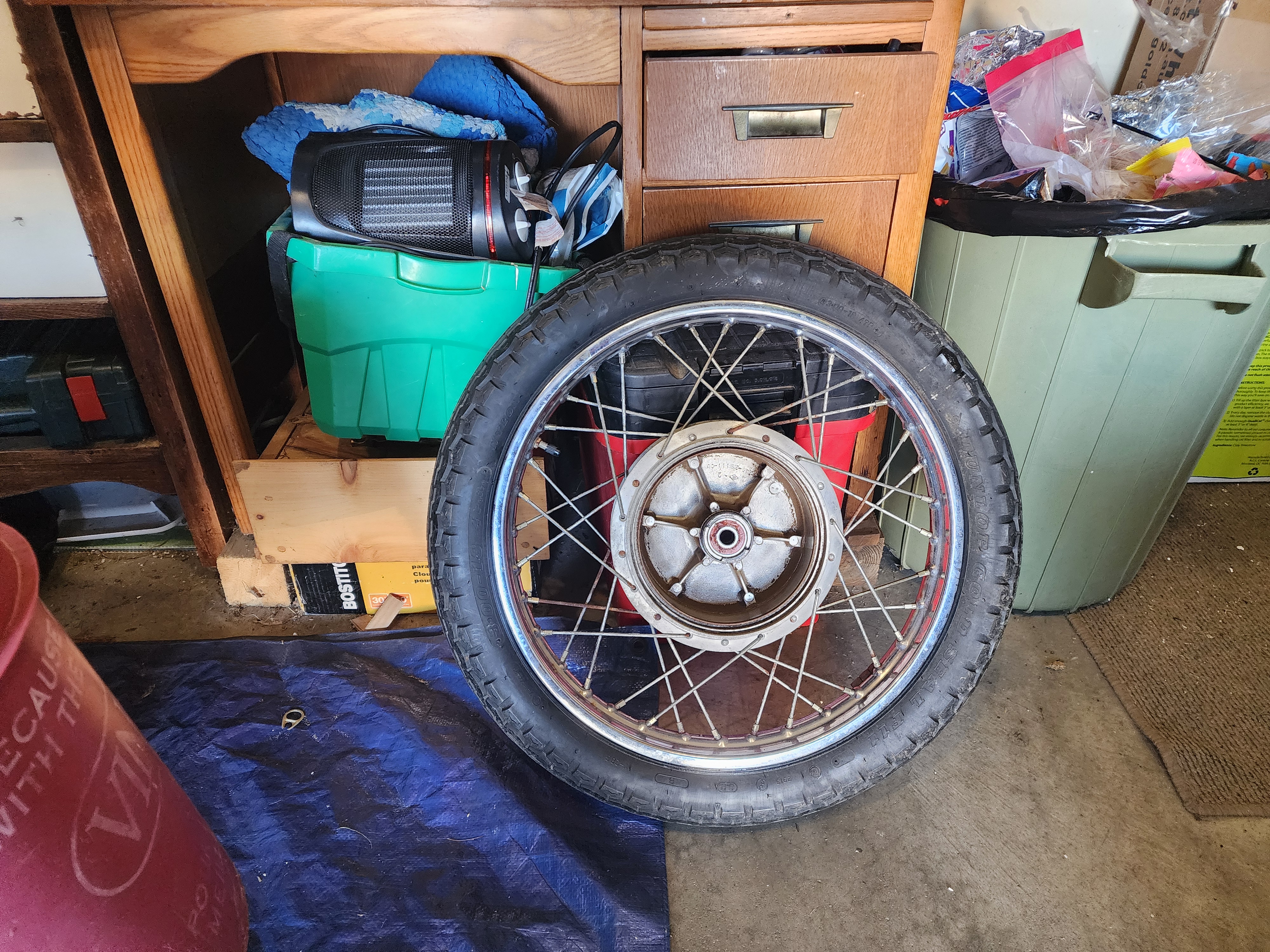 Removing Front Wheel 3